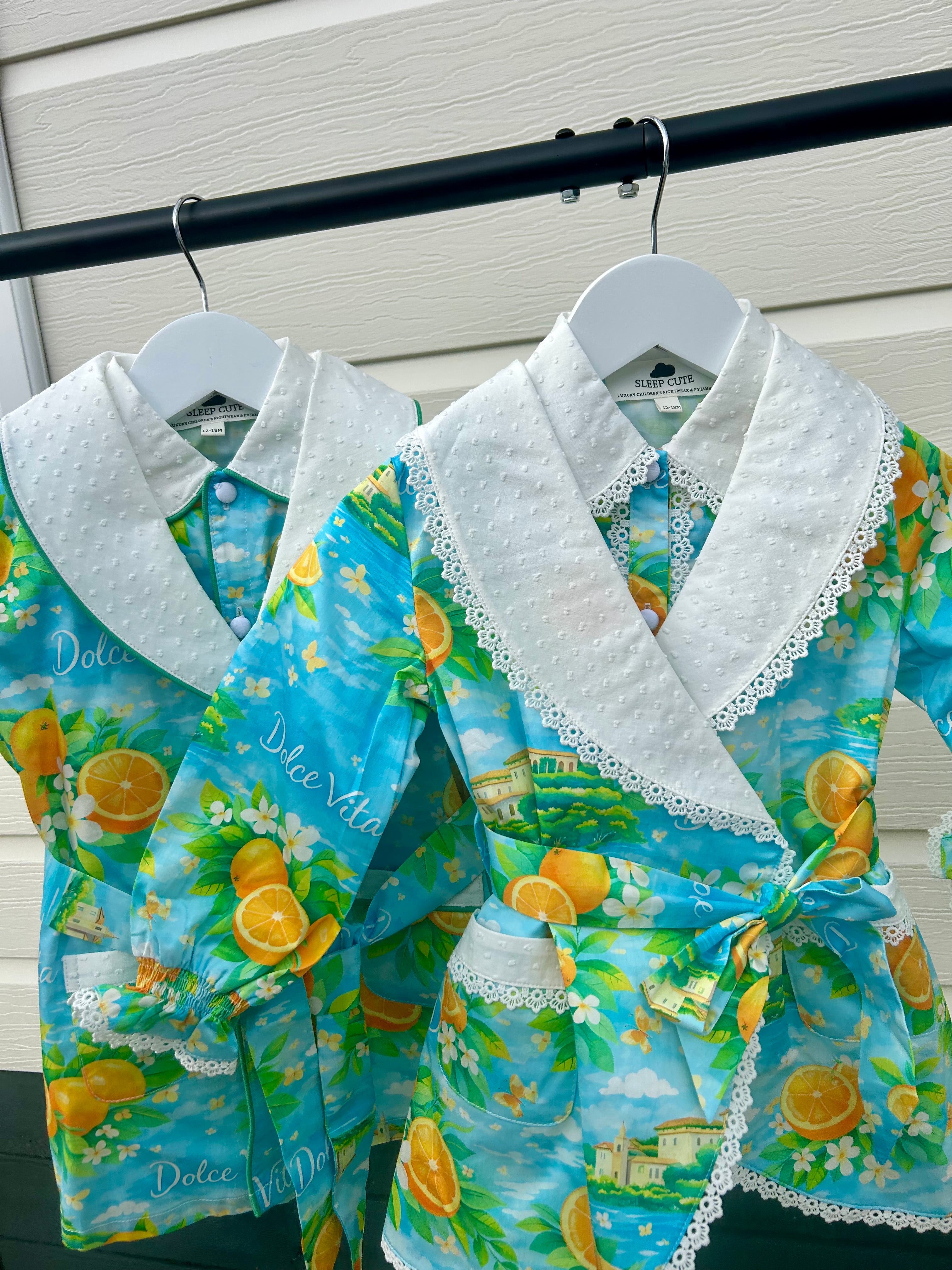 Dolce vita girls pyjama’s set 🍊