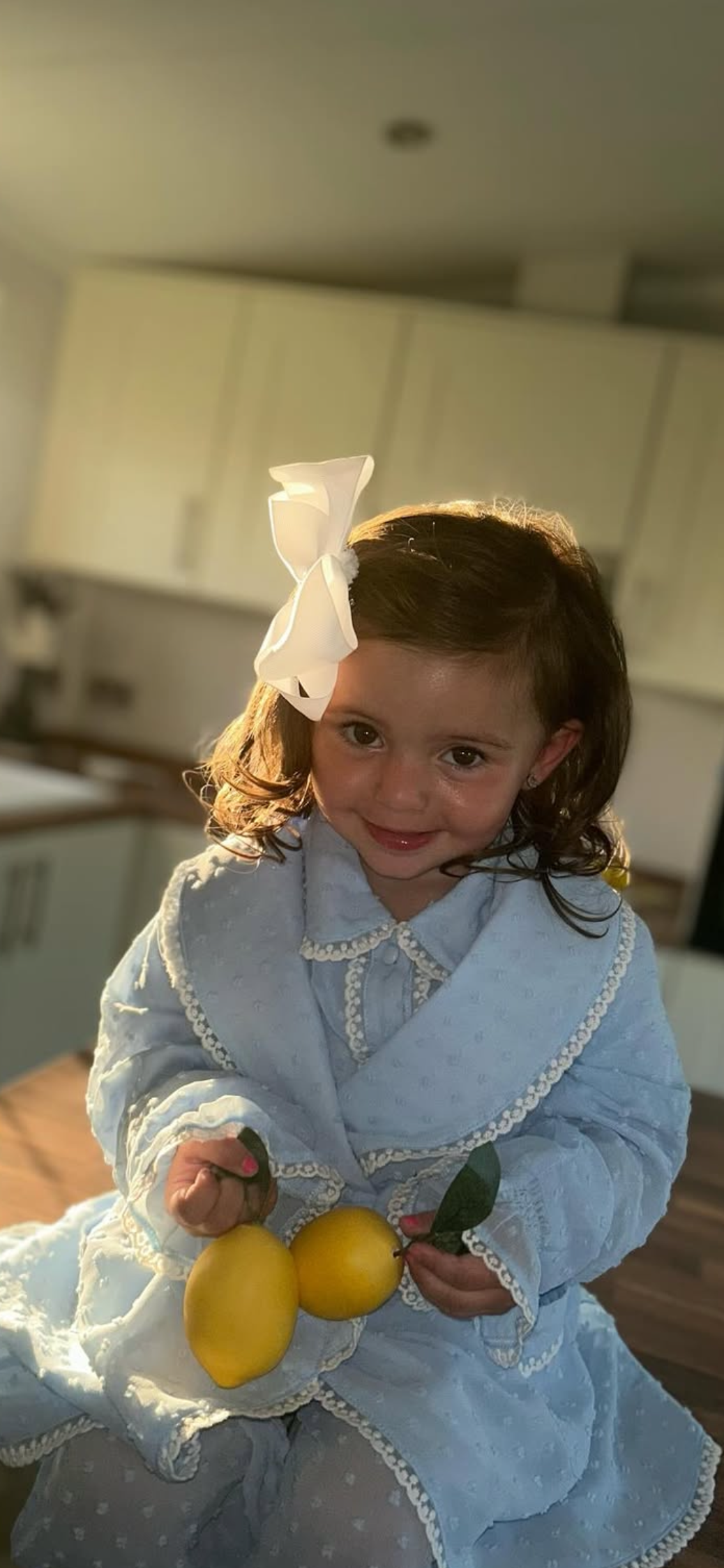 Classic lace -Trim pajama set